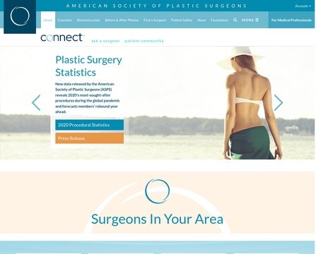 website thubmnail of American Society of Plastic Surgeons