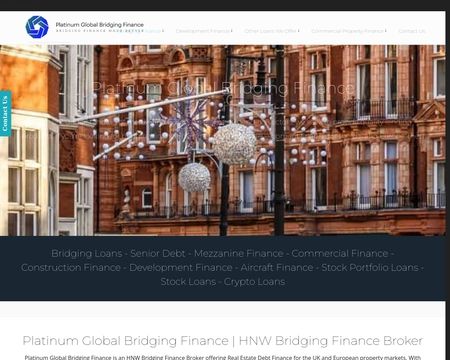 website thubmnail of Platinum Global Bridging Finance