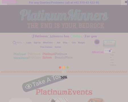 website thubmnail of Platinumminners.xyz