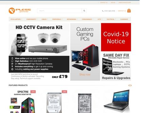 website thubmnail of Pless