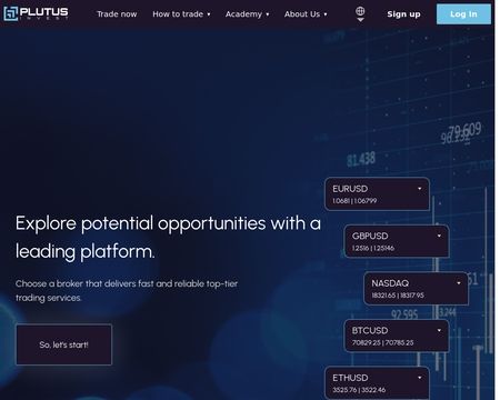 website thubmnail of Plutus-invest