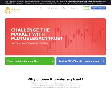 website thubmnail of Plutuslegacytrust