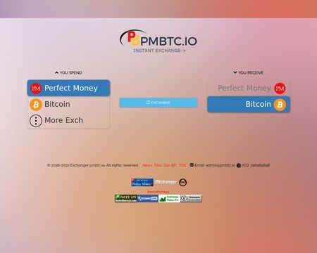 website thubmnail of Pmbtc.io