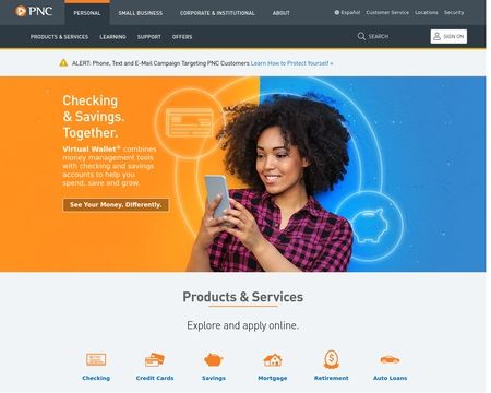 website thubmnail of PNC Bank
