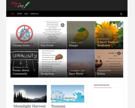 website thubmnail of Poemtheart