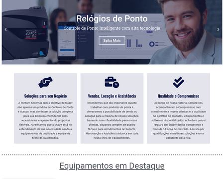 website thubmnail of Pontum.com.br
