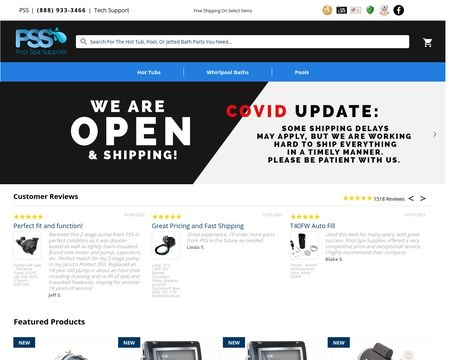 website thubmnail of Pool-Spa-Supplies