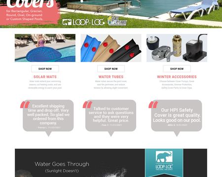 website thubmnail of Pool Covers