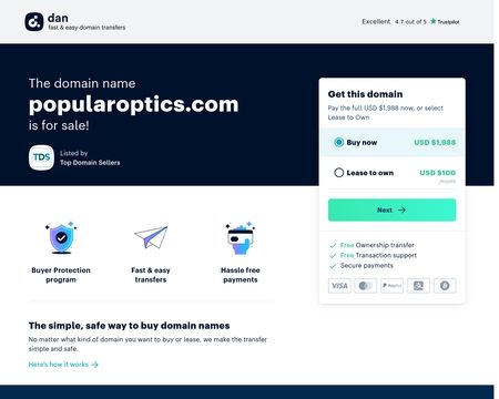 website thubmnail of PopularOptics