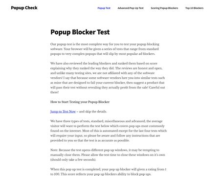 website thubmnail of Popup Check