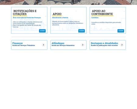 website thubmnail of Portaldasfinancas.gov.pt