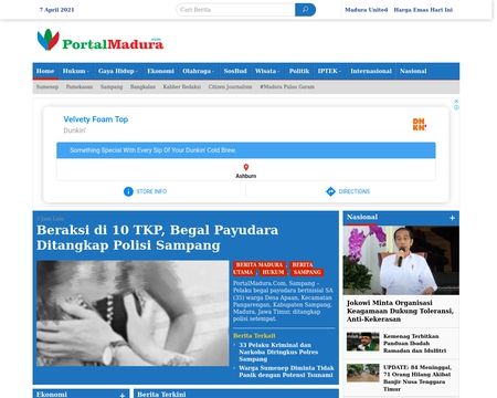 website thubmnail of PortalMadura