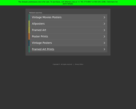 website thubmnail of Posterpass