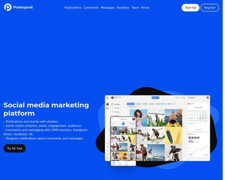 website thubmnail of Postmypost.io