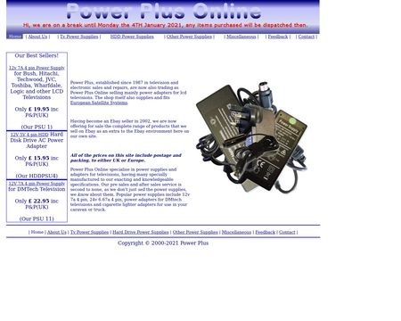 website thubmnail of Power Plus