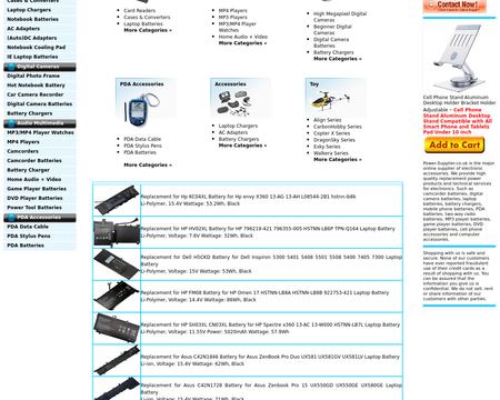 website thubmnail of Power Supplier