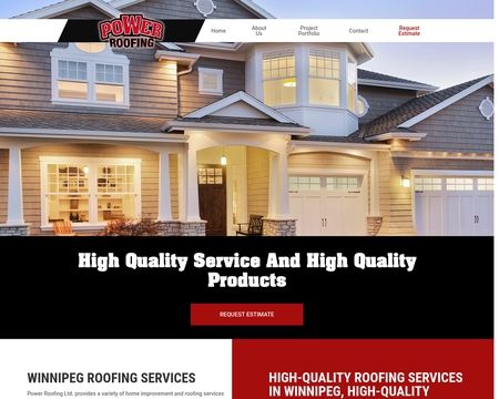 website thubmnail of Power Roofing