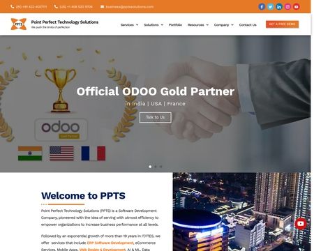 website thubmnail of Point Perfect Technology Solutions