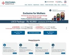 Thumbnail of Prathimahospitals.com