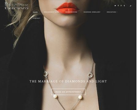 website thubmnail of Precious.ie
