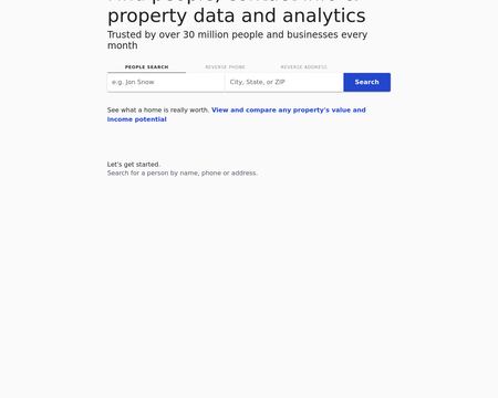 website thubmnail of Whitepages Premium
