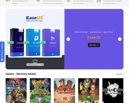 website thubmnail of Premiumcdkeys