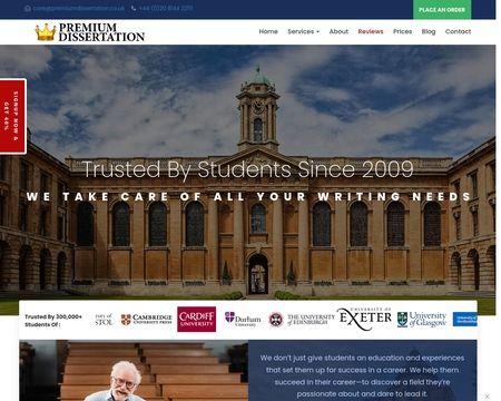 website thubmnail of Premium Dissertation