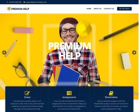 website thubmnail of Premiumhelp.co.uk