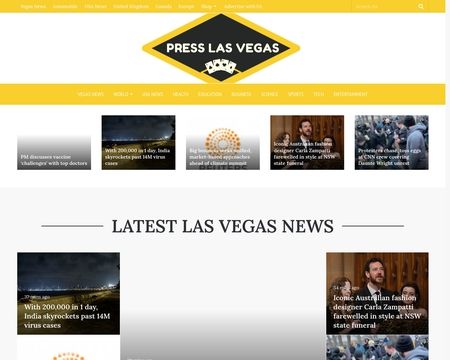 website thubmnail of Presslasvegas