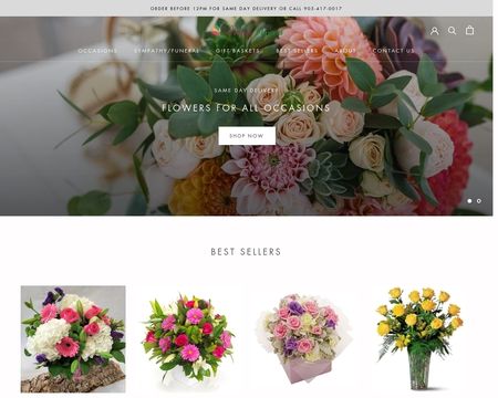 website thubmnail of Prestigeflowers