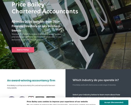 website thubmnail of Pricebailey.co.uk