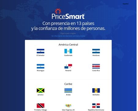 website thubmnail of Pricesmart