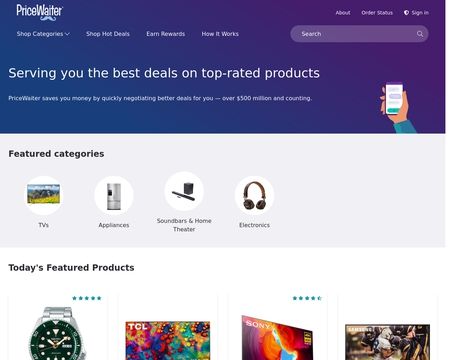 website thubmnail of PriceWaiter