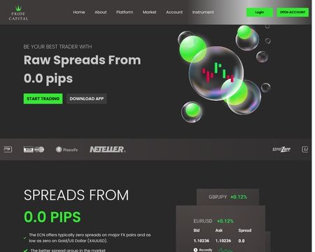website thubmnail of Pridecapitalfx