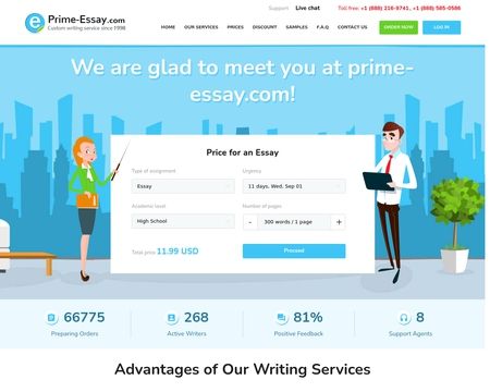 website thubmnail of Prime-Essay