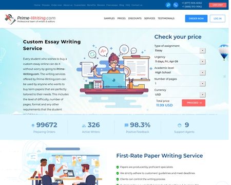 website thubmnail of Prime Writing