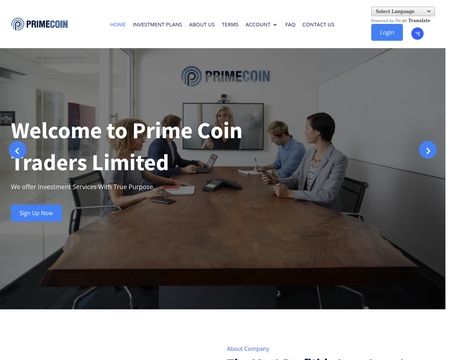 website thubmnail of Primecointraders
