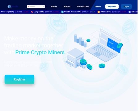 website thubmnail of Primecryptominers