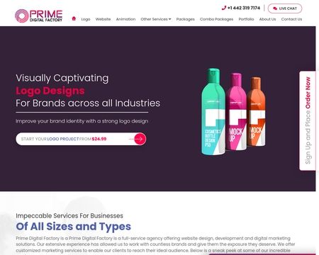 website thubmnail of Primedigitalfactory