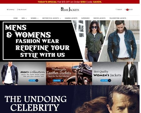 website thubmnail of Primejackets