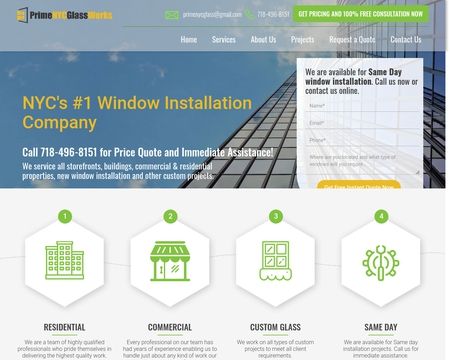 website thubmnail of Primenycglassworks