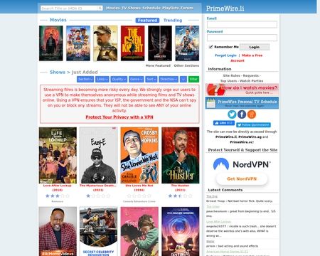 website thubmnail of PrimeWire