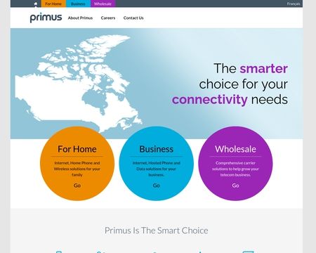 website thubmnail of Primus.ca