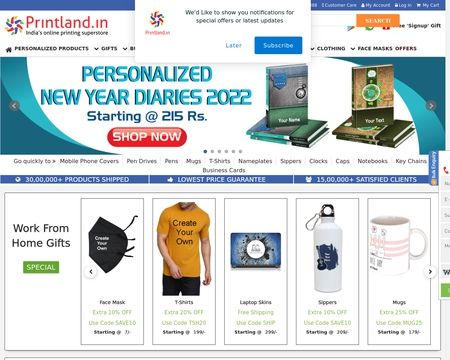 website thubmnail of Printland