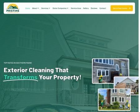 website thubmnail of Pristineexteriors