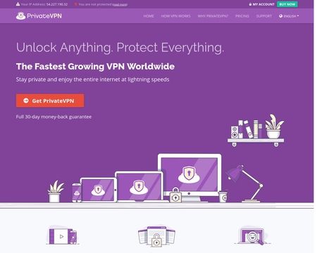website thubmnail of PrivateVPN Global AB