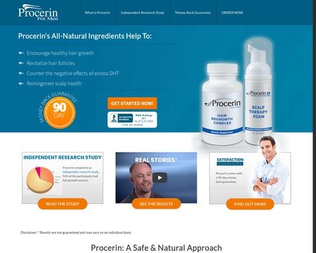 website thubmnail of Procerin for Men