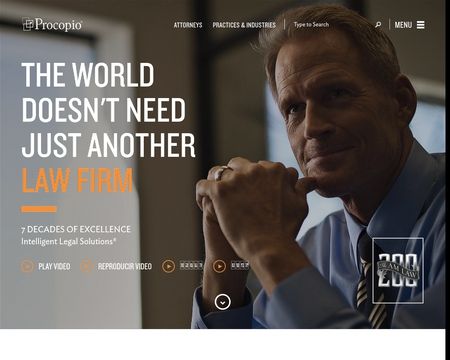website thubmnail of Procopio