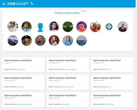 website thubmnail of Procourt.ru