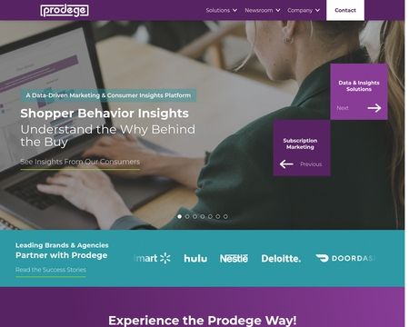 website thubmnail of Prodege